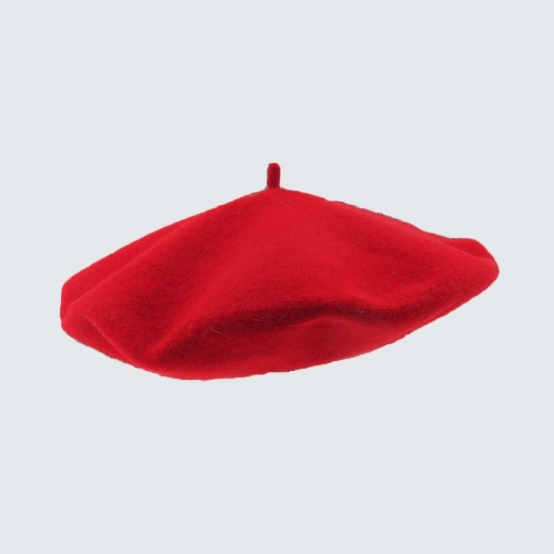 Béret En Laine Rouge - Le Béret Français – Image 2