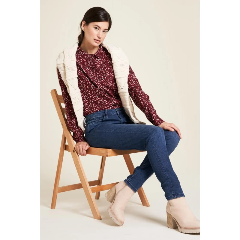 Chemisier Ditsy En Viscose Ecovero - Tranquillo