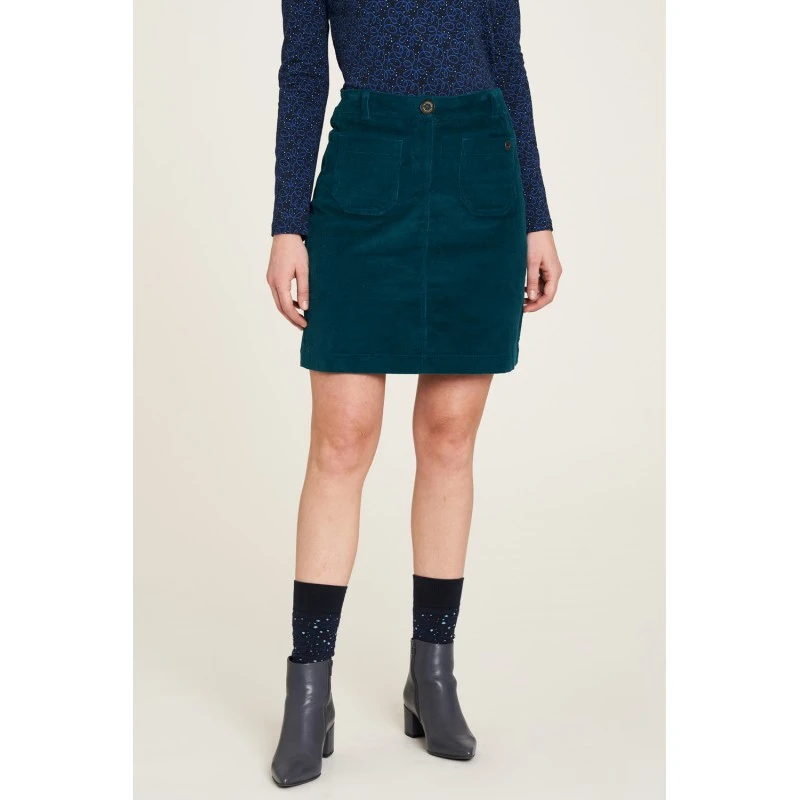 Jupe En Velours Côtelé De Coton Bio- Tranquillo