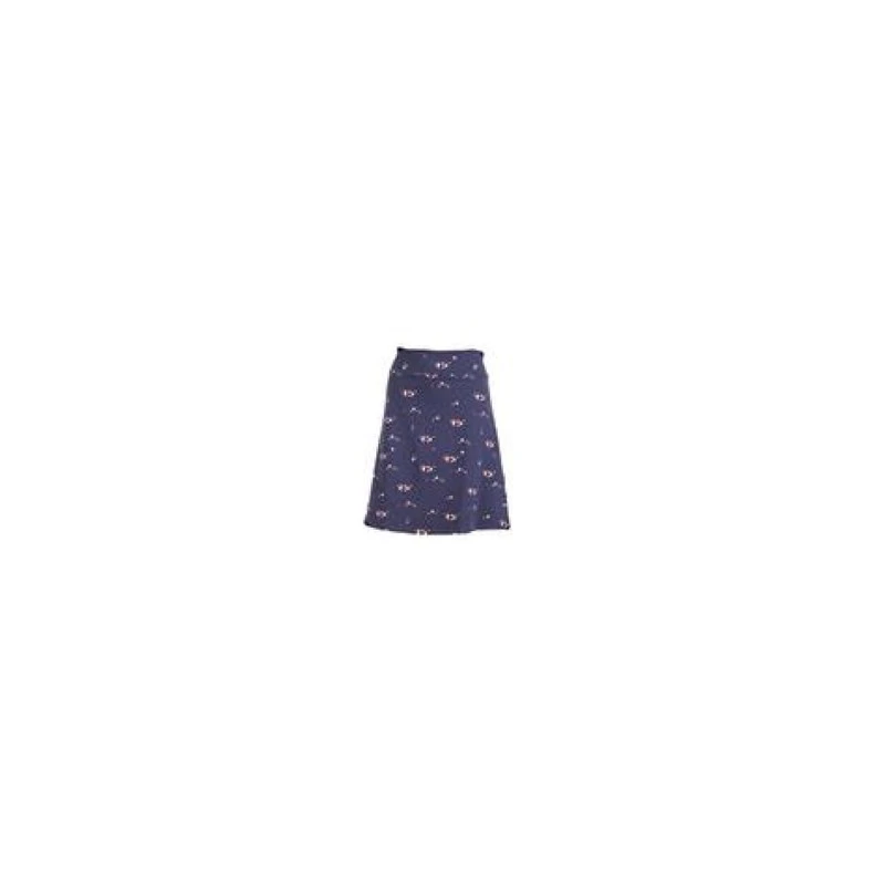 Jupe Long Dots Blue En Jersey De Coton Bio - Froy And Dind â Image 3