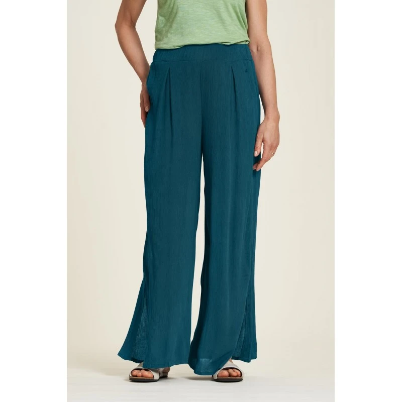 Pantalon Ample Bleu En Viscose Ecovero - Tranquillo â Image 2