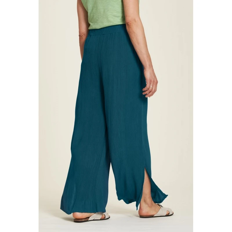 Pantalon Ample Bleu En Viscose Ecovero - Tranquillo â Image 3