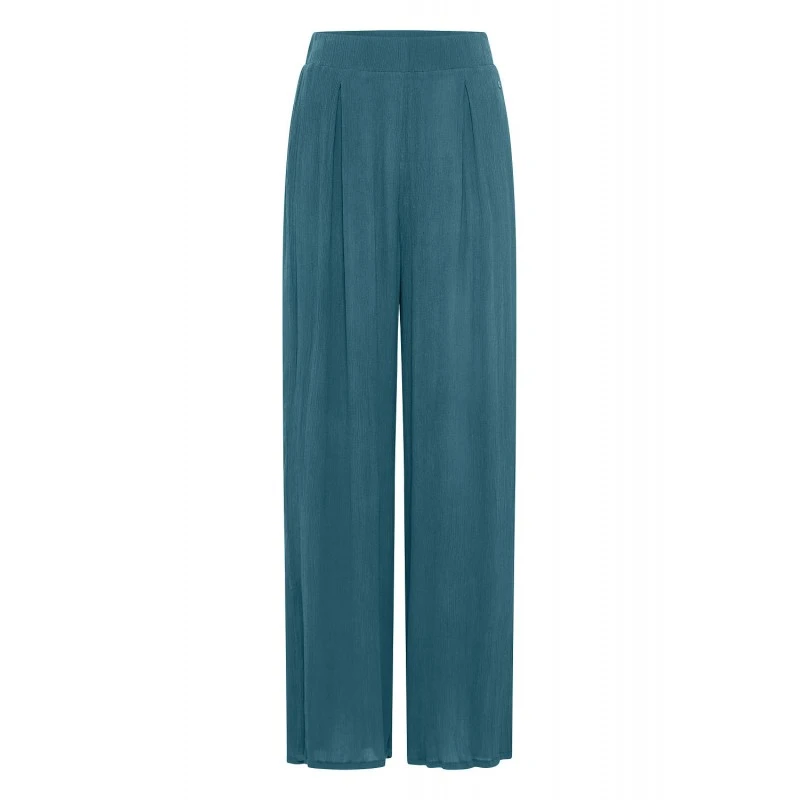 Pantalon Ample Bleu En Viscose Ecovero - Tranquillo â Image 5