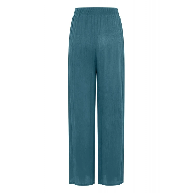 Pantalon Ample Bleu En Viscose Ecovero - Tranquillo â Image 6