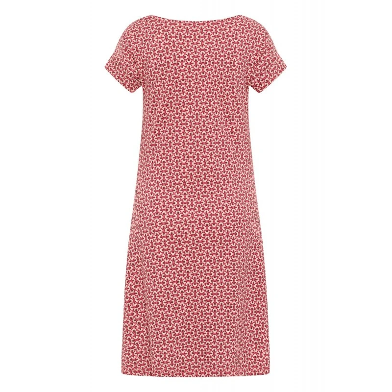 Robe Courte Ă Col Cascade En Coton Bio - Tranquillo â Image 6