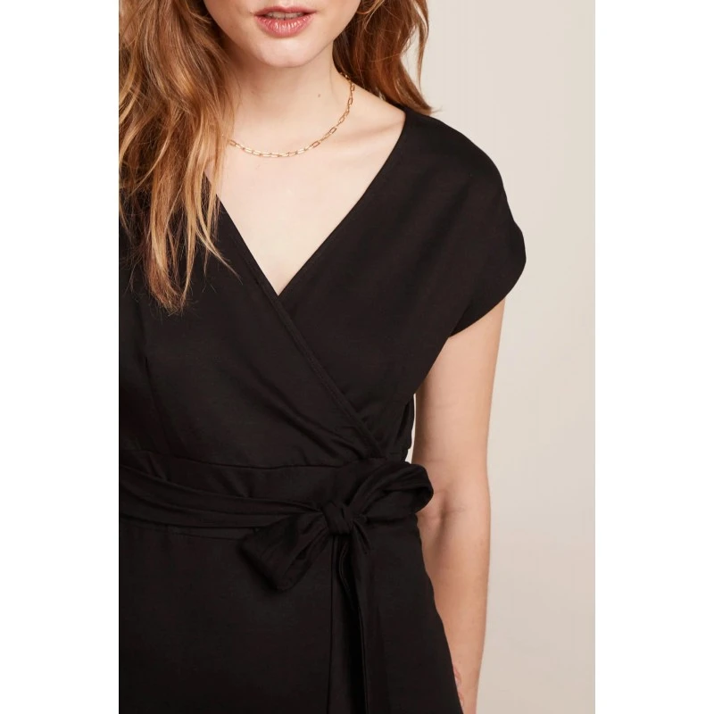 Robe Noire Classique En Viscose Ecovero De Lenzing - King Louie – Image 3