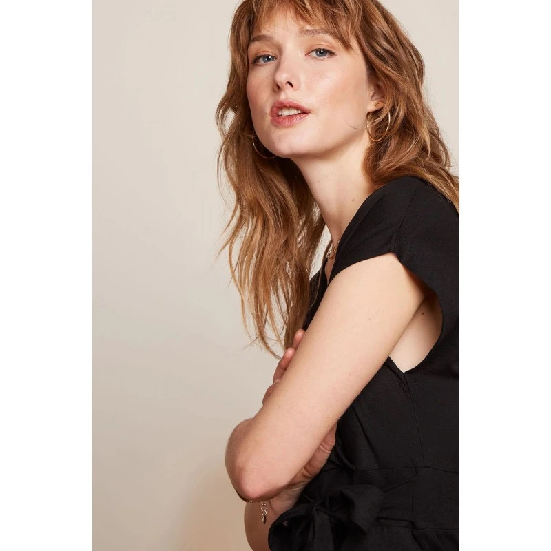 Robe Noire Classique En Viscose Ecovero De Lenzing - King Louie – Image 4