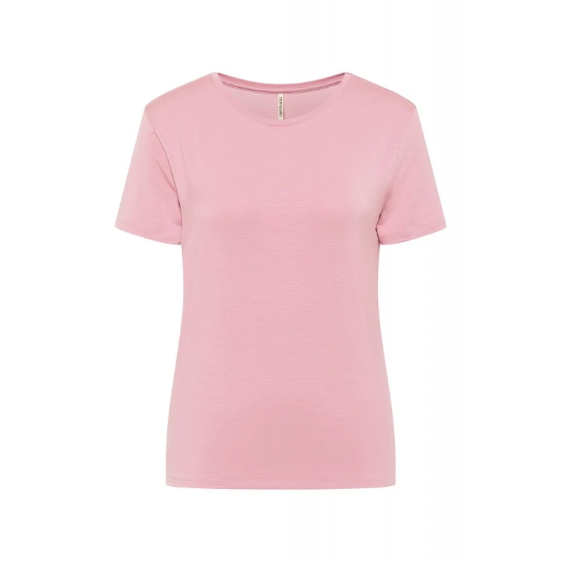 Tee-shirt En Tencel Souple Rose Vintage - Tranquillo â Image 5