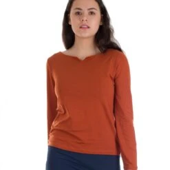 Tee-shirt Lora Sienna En Tencel - Froy And Dind